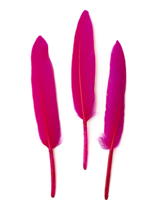 Hajékszer színes toll hajdísz Magenta AFROline (1db)-1