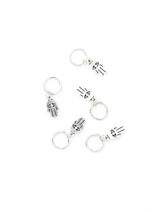 Hairspray hair ring with pendant KÉZ AFROline (5pcs)-0